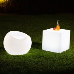 Pouf LED RGBW Rechargeable
